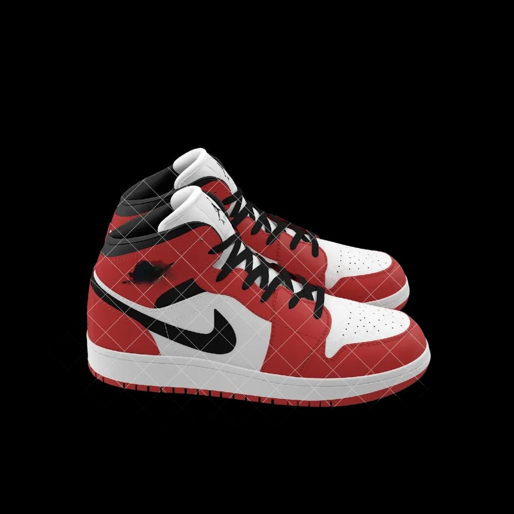 Nike Air Jordan 1 Red And Black view 4