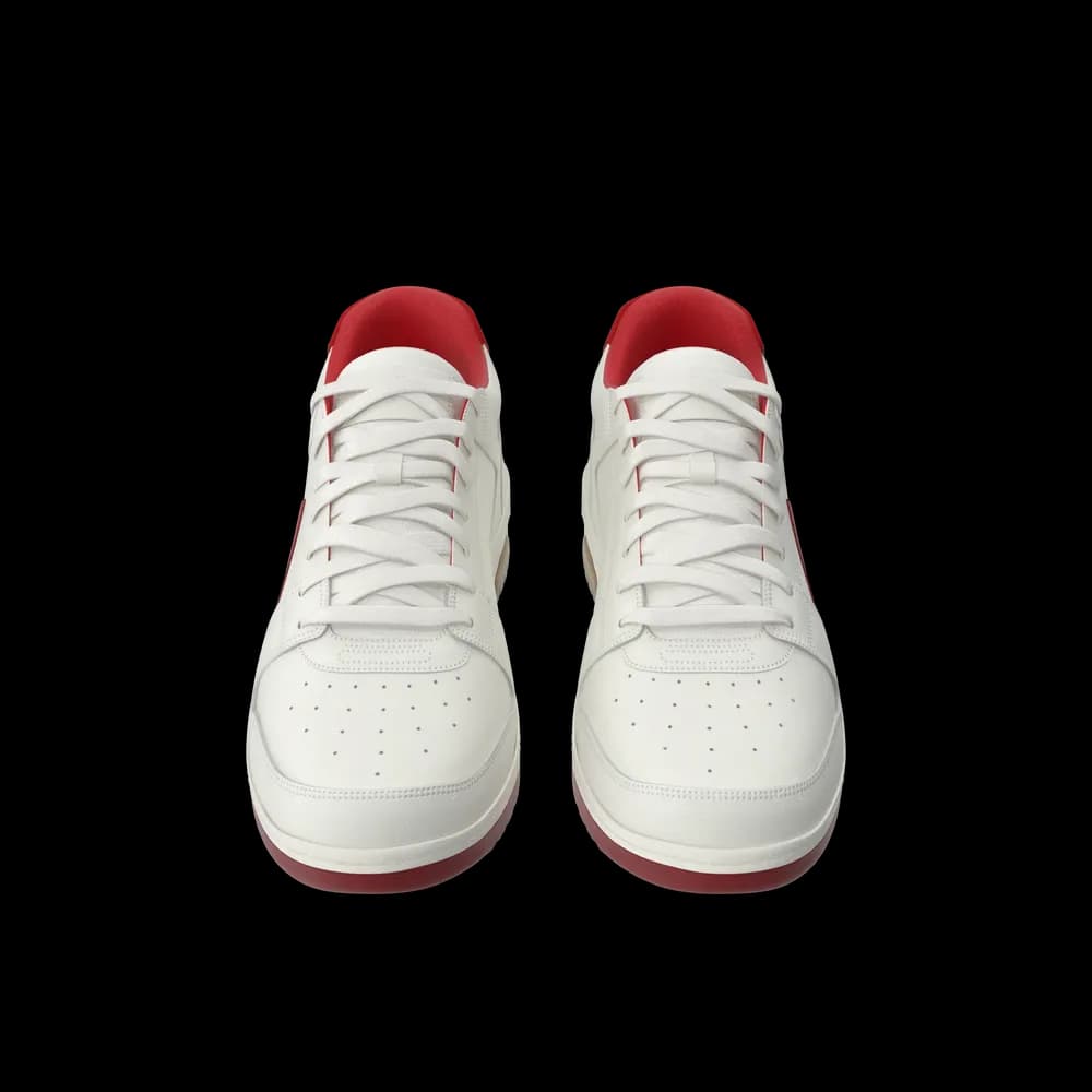 Sports Sneakers Off White & Red view 3