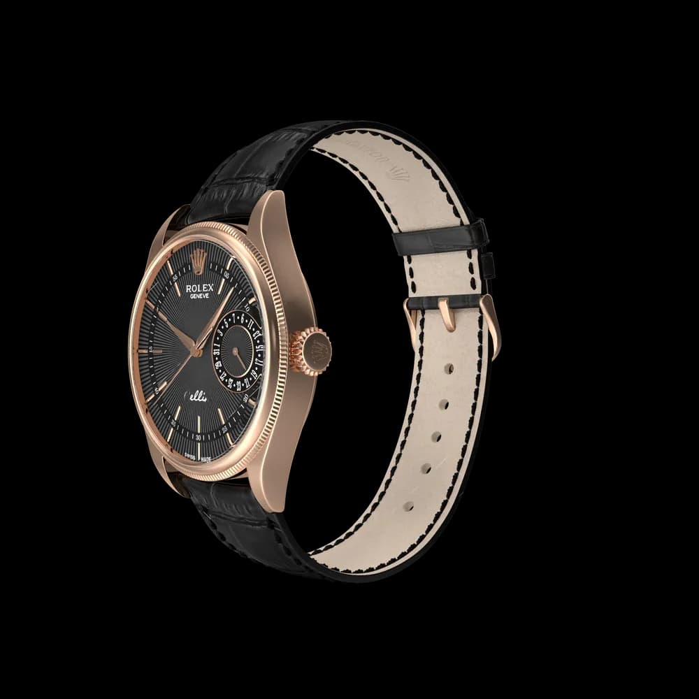 Rolex Cellini Date Black Dial view 2