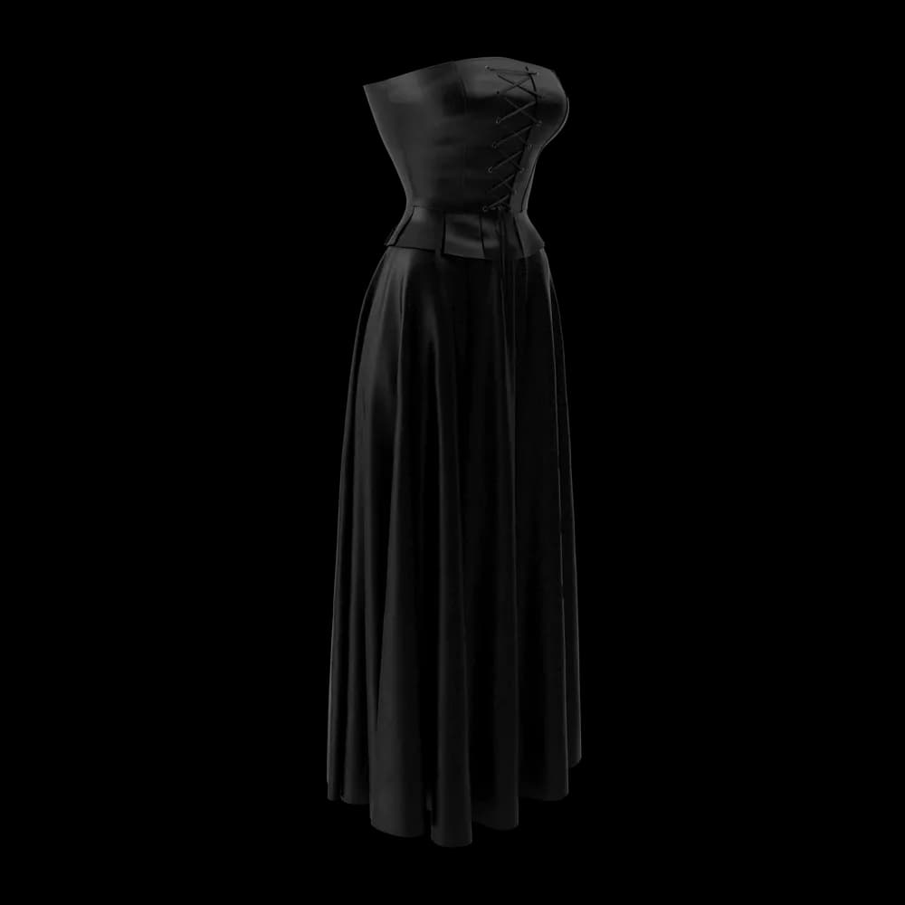 Corset With Black Skirt view 4