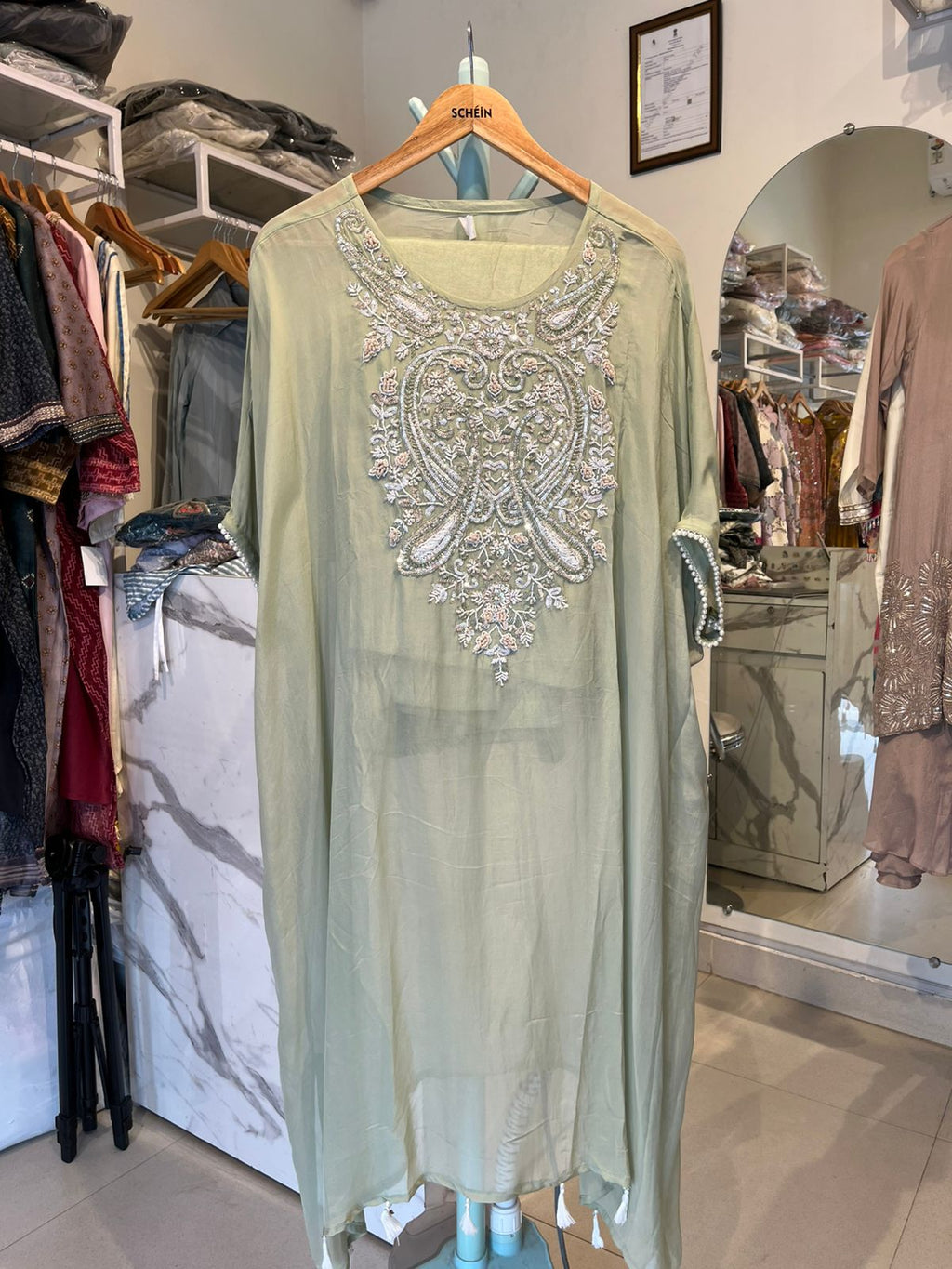 Sage Green Kaftan