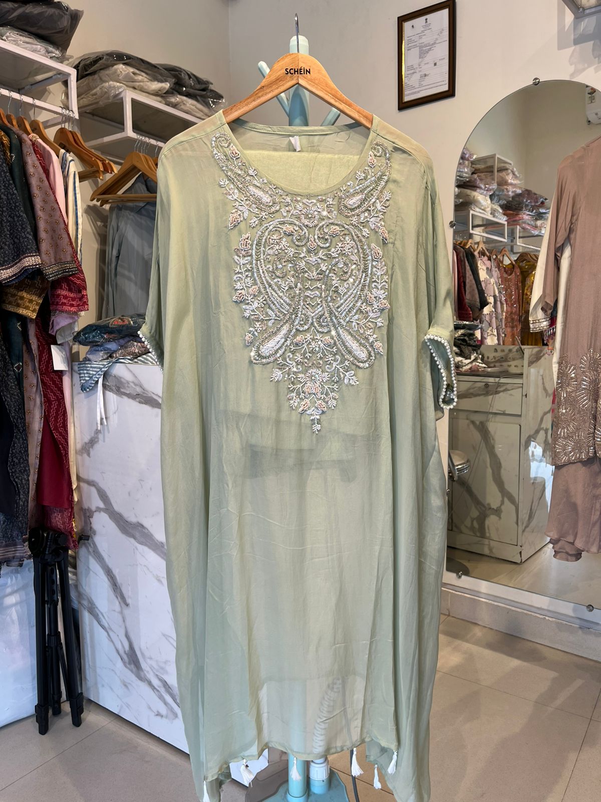 Sage Green Kaftan